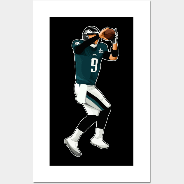 Nick Foles Touchdown Wall Art by 40yards